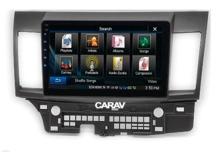 Рамка переходная MITSUBISHI Lancer Х, Galant Fortis (07+), PROTON Inspira (10+) для дисплея 10 дюймов