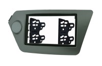 Рамка переходная 2din KIA Rio, K2 2011+ (Серая)