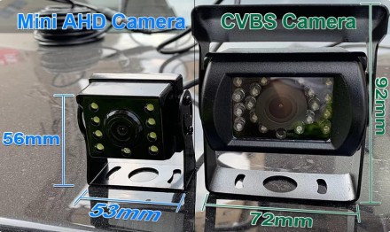 Видеокамера 107UN универсальная AHD 720p/1080p под авиакабель М12