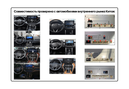 Комплект проводов для установки магнитолы в Toyota Avalon 2022+ (осн, ант, мультируль, CAN, CAM, AMP)