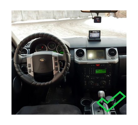 Рамка переходная в LAND ROVER Discovery 3 (04-09) для дисплея 9 дюймов (острые углы)