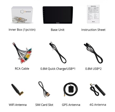 Головное устройство Mazda 6 GJ (2012-2014) Ownice OL с поддержкой кругового обзора, с SIM 4G + HI-FI с DSP, Carplay