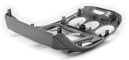 Рамка переходная в HONDA City 2008-2014; Ballade 2011-2014 (только для а/м без климат контроля / цвет серебристый) для дисплея 10 дюймов