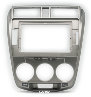 Рамка переходная в HONDA City 2008-2014; Ballade 2011-2014 (только для а/м без климат контроля / цвет серебристый) для дисплея 10 дюймов Рамка переходная в HONDA City 2008-2014; Ballade 2011-2014 (только для а/м без климат контроля / цвет серебристый) для дисплея 10 дюймов