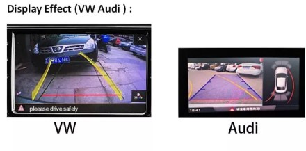 Видеокамера Audi, Volkswagen, Skoda, Lada Vesta 2015+ LED