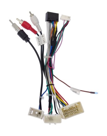 Комплект проводов для установки магнитолы в Toyota 2003 - 2013 (осн, ант, м/руль, CAN, AMP)