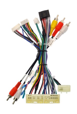Комплект проводов для установки магнитолы в Hyundai, Kia 2009+ (основной, антенна, USB, CAN, AMP)
