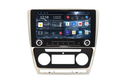 Головное устройство 10 дюймов для Skoda Octavia A5 (2004-2013) климат/кондиционер Redpower K710 серии