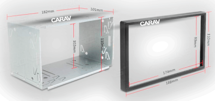 Шахта для магнитолы Универсальная 100мм