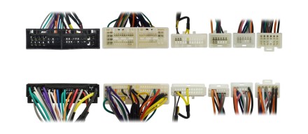 Комплект проводов для установки магнитолы в Hyundai, Kia Sportage 2016 - 2018 (основ., CAN, CAM, AMP)