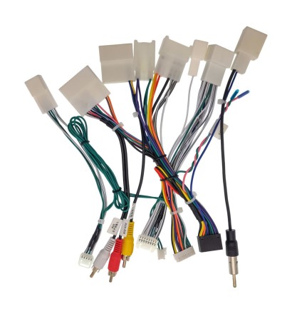 Комплект проводов для установки магнитолы в Toyota Prado 2014 - 2018 (для авто без усил. с рынка ОАЭ)