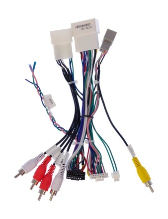 Комплект проводов для установки магнитолы в Mitsubishi Pajero Sport 2015+ (основной,антенна, CAM,CAN)