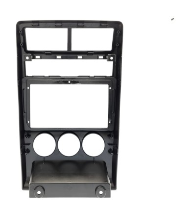 Рамка для установки в LADA Priora (2014-2018) Черный глянец дисплея 9 дюймов