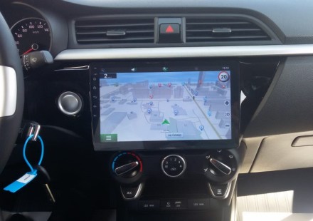 Магнитола на Андроид для KIA RIO 2017-2020 Compas S400 (Мощная версия)