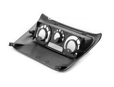 Рамка переходная 2din Mitsubishi Lancer IX (00-10) + панель для переноса кондиционера, серебро