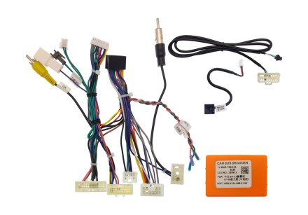 Комплект проводов для установки магнитолы в Toyota Land Cruiser Prado 2013 - 2017 левый руль