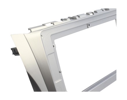 Рамка переходная TOYOTA Camry, Aurion (15-18) для дисплея 10 дюймов серебристая