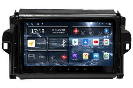 Головное устройство 9 дюймов Toyota Fortuner 2 (2015-2020) Redpower 710 серии