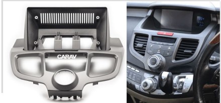 Рамка переходная в HONDA Odyssey (RB1/RB2) 2003-2008 (Ver.2) для дисплея 10 дюймов