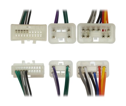 Комплект проводов для установки магнитолы в Toyota Alphard, Estima 2003 - 2008 (правый руль, авто без усил.)