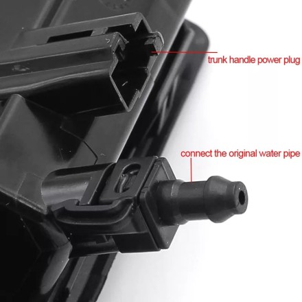 Видеокамера Audi Q5 / Skoda Rapid / Volkswagen Polo в ручку багажника с омывателем