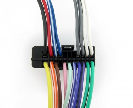 Штекер питания + ISO для магнитол Kenwood 2