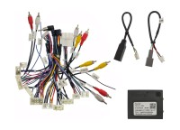 Комплект проводов для установки магнитолы в Toyota 2009+ (основной, CAN, AMP, CAM, 360) HW