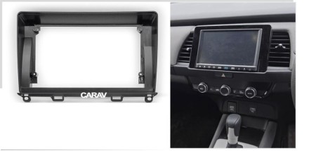 Рамка переходная в  HONDA Fit, Jazz 2020+ (только для а/м с рулем справа)  для дисплея 10 дюймов (руль справа) Тип 1
