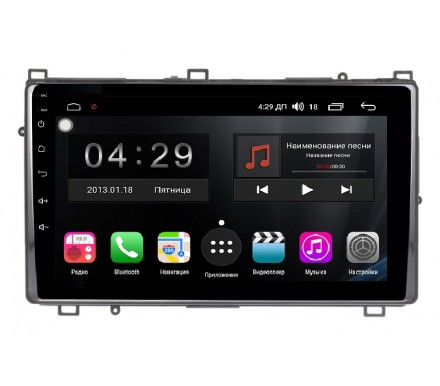 Магнитола на Андроид для Toyota 230х130мм Corolla (16-19) и др. тип 2 COMPASS TSN-2K, 4G, DSP, CarPlay