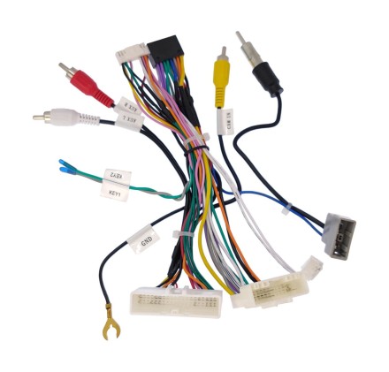 Комплект проводов для установки магнитолы в Nissan 2014+ (основной, антенна, мультируль, CAN, CAM360)