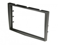 Рамка переходная 2din Opel Astra H, Vectra, Zafira (Серая с ребром)