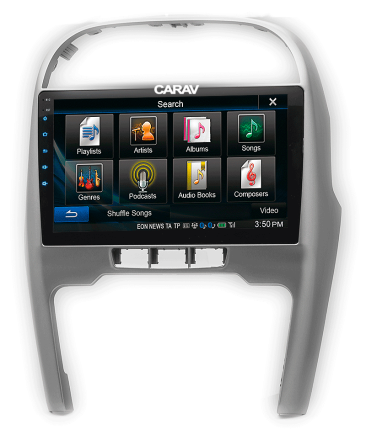 Рамка переходная в CHERY Tiggo 3 (2014-2016) для дисплея 10 дюймов