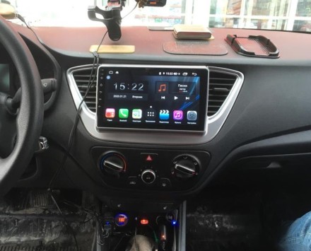 Магнитола для Hyundai Solaris 2 2017-2020 Compas S400 (Топ класс) с 2K экраном