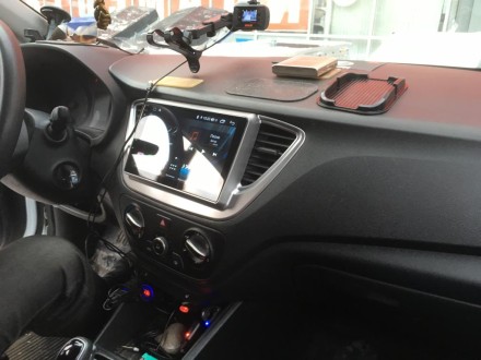 Магнитола для Hyundai Solaris 2 2017-2020 Compas S400 (Топ класс) с 2K экраном