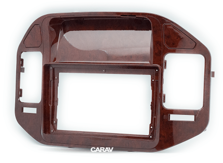 Рамка переходная в MITSUBISHI Pajero, Montero, Shogun 1999-2006 для дисплея 9 дюймов 