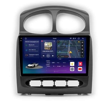 Магнитола для Hyundai Santa Fe 2000-2012 Compas S500 (Топ класс)  2K