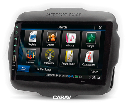 Рамка переходная в JEEP Renegade (2014+) для дисплея 9 дюймов