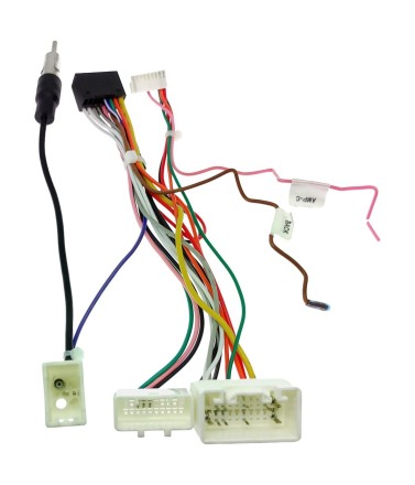 Комплект проводов для установки магнитолы в Toyota 2003 - 2013 (осн, ант, м/руль, CAN, AMP) Тип2