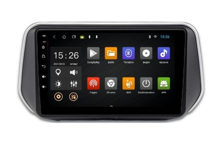 Магнитола для Hyundai Santa Fe 2018-2020 Compas S100 (Базовая версия)