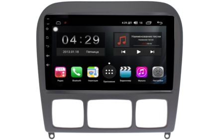 Магнитола на Андроид для Mercedes Benz S-класс W220 (1998-2005) COMPASS TSN-2K, 4G, DSP, CarPlay