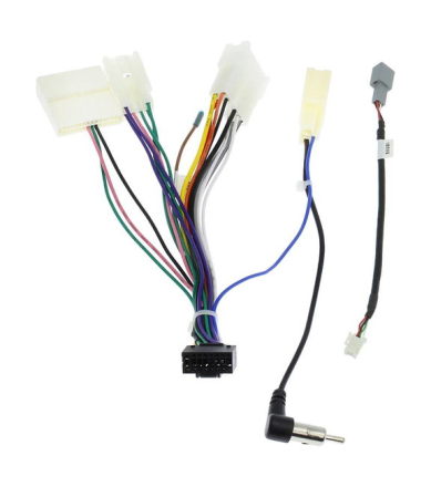 Комплект проводов для установки магнитолы в Toyota 2018+ (основной, антенна, мультируль, USB)