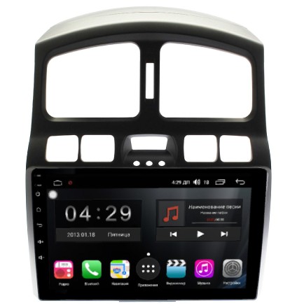 Магнитола для Hyundai Santa Fe 2000-2012 Compas S400 (Топ класс)