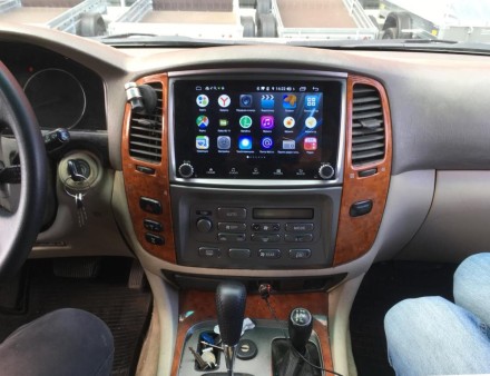 Магнитола на Андроид для Toyota Land Cruiser 100, Lexus LX470 (2002-2007) Winca S400 с 2K экраном SIM 4G (авто без штатной навигации)
