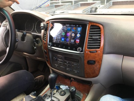 Магнитола на Андроид для Toyota Land Cruiser 100, Lexus LX470 (2002-2007) Winca S400 с 2K экраном SIM 4G (авто без штатной навигации)