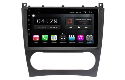 Магнитола на Андроид для Mercedes Benz C класс (2004-2007) COMPASS TSN-2K, 4G, DSP, CarPlay