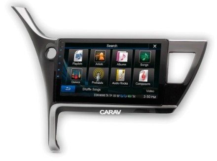 Рамка переходная TOYOTA Corolla (17+) для дисплея 10 дюймов