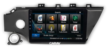 Рамка переходная KIA Rio, K2, KX Cross (17+) для дисплея 10 дюймов 