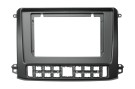 Рамка для установки в ГАЗ Газель НН (GAZ Gazelle NN) 2019+ для дисплея 10 дюймов (черная)