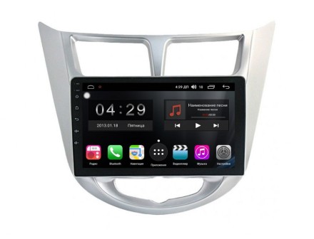 Магнитола для Hyundai Solaris 2010-2017 Compas S400 (Топ класс)