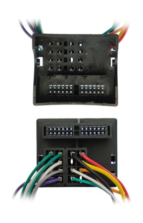 Комплект проводов для установки магнитолы в VW, Skoda 2003 + (основной 40 pin, антенна, USB)